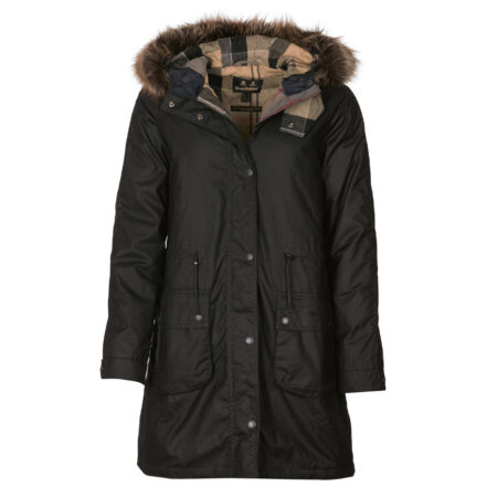 Dames Waxjas Mull Navy Dress | Barbour