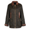 Dames Waxjas Premium Beadnell Olive | Barbour