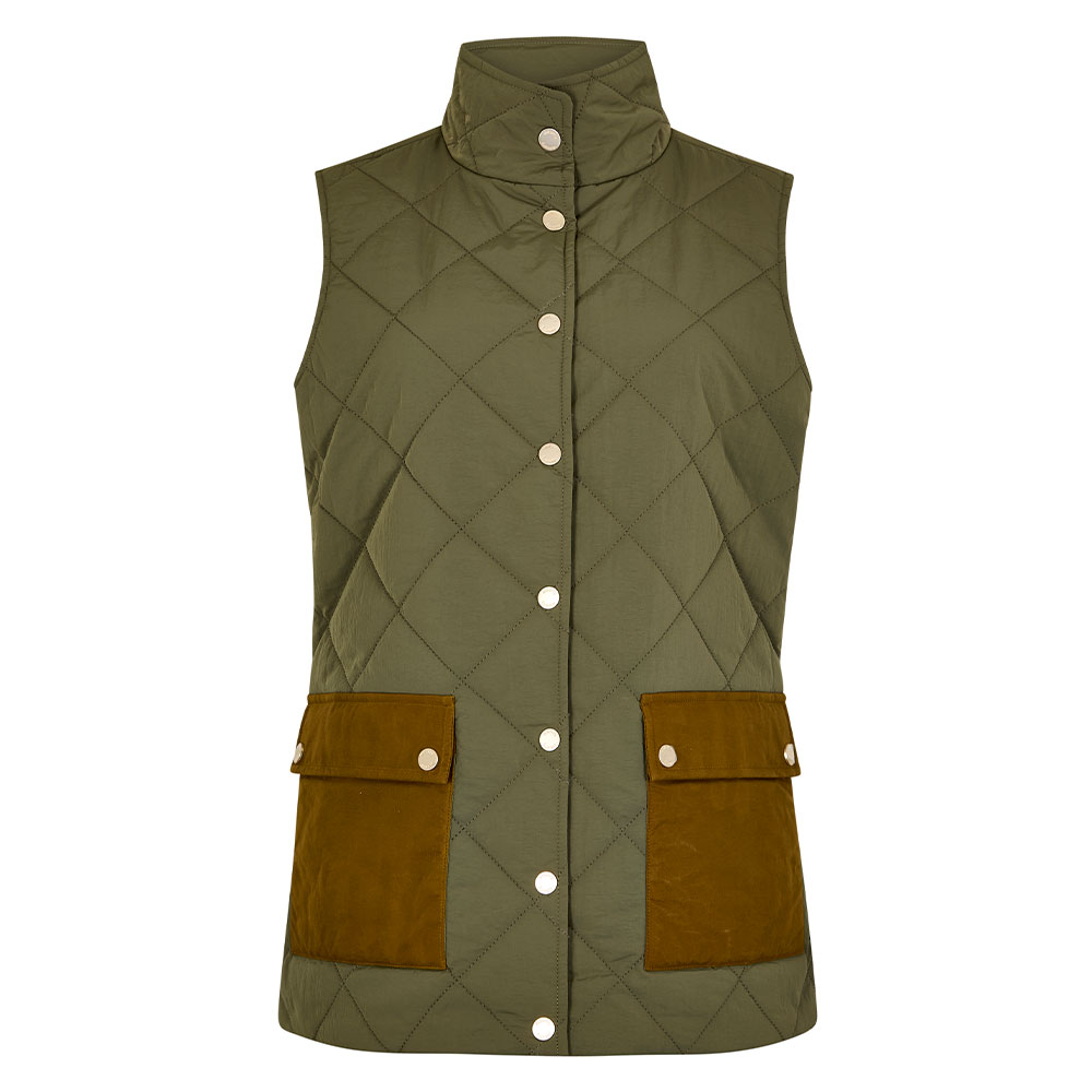 Dames bodywarmer Clashmore Kelp | Dubarry