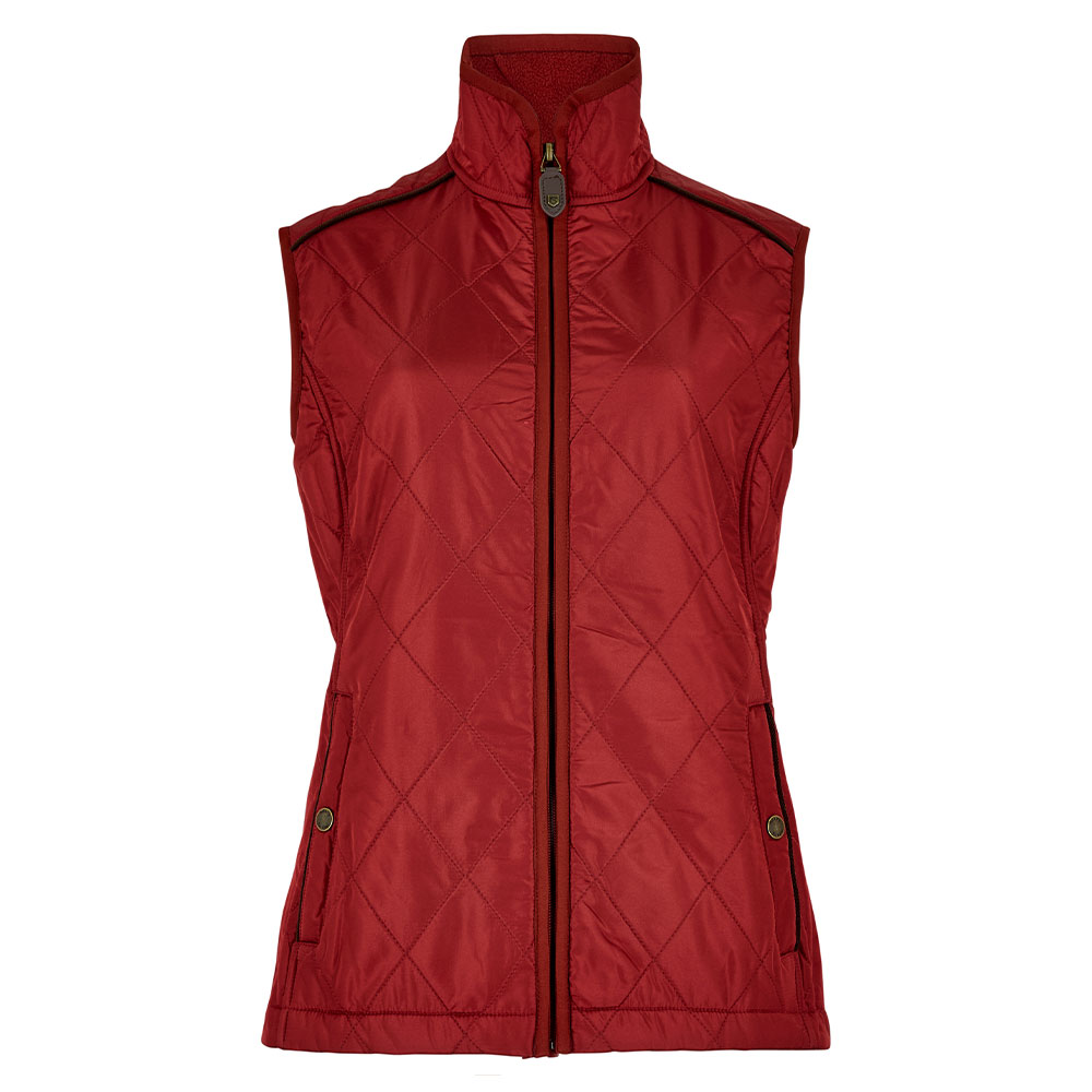 Dames bodywarmer Heywood Red Pepper | Dubarry