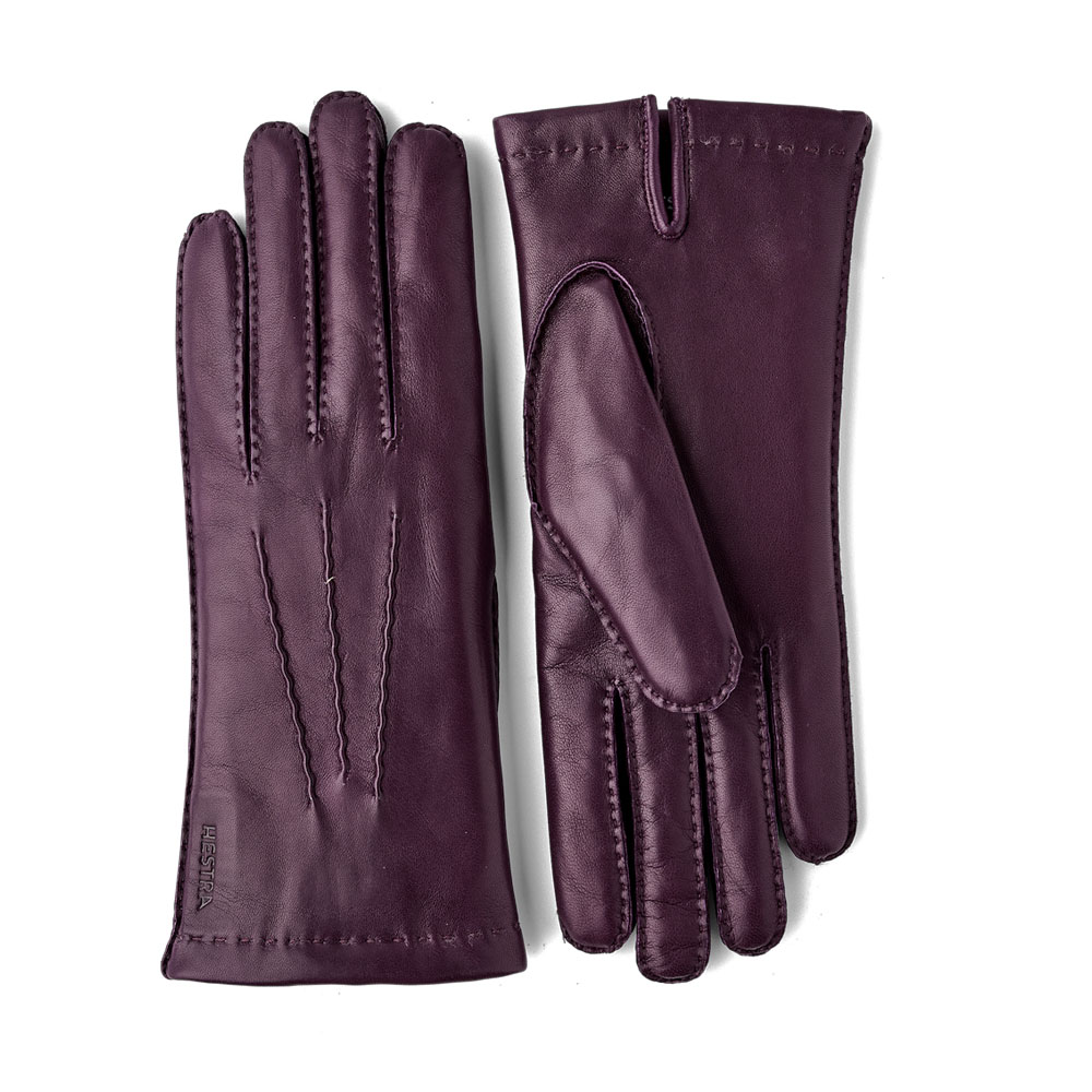 Dames handschoen Mary Dark Plum | Hestra