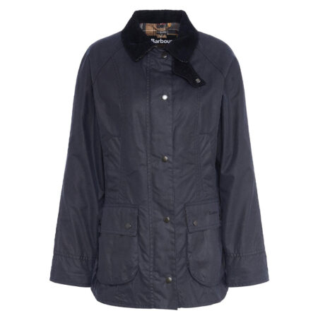 Dames waxjas Beadnell Navy | Barbour