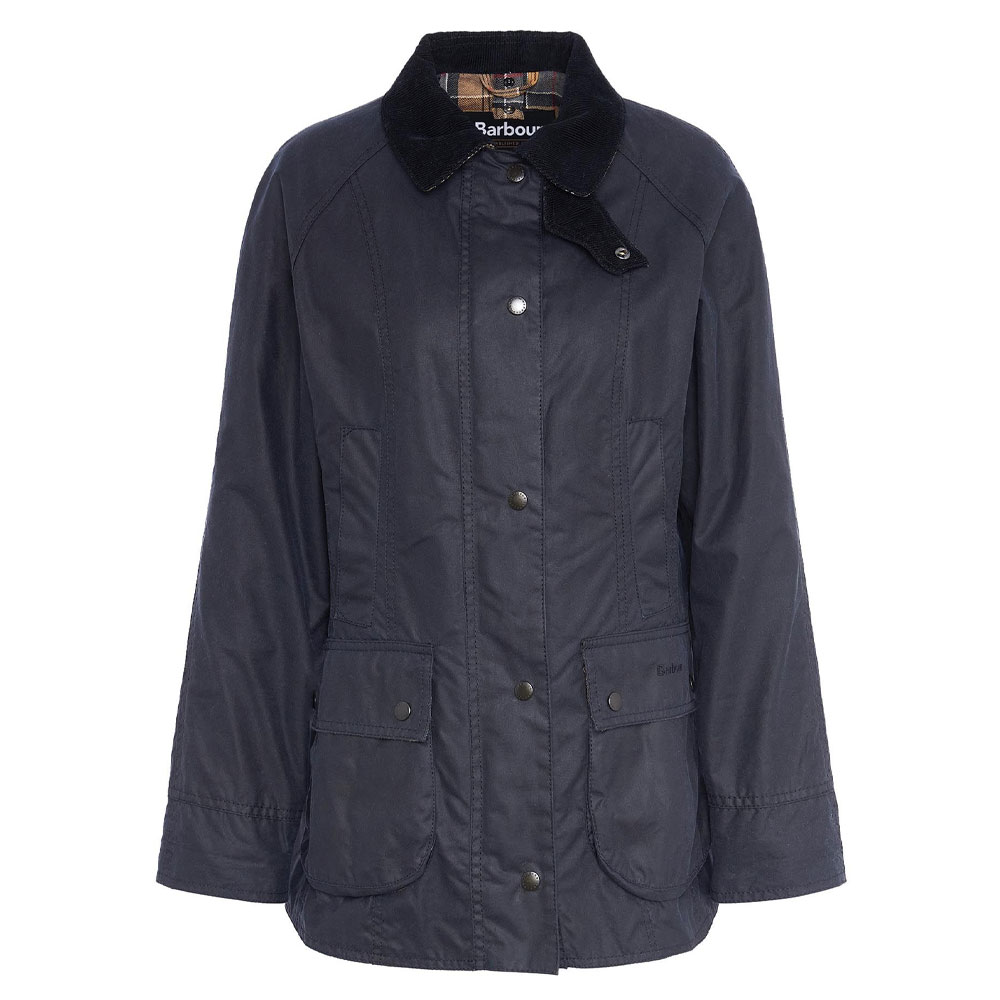 Dames waxjas Beadnell Navy | Barbour