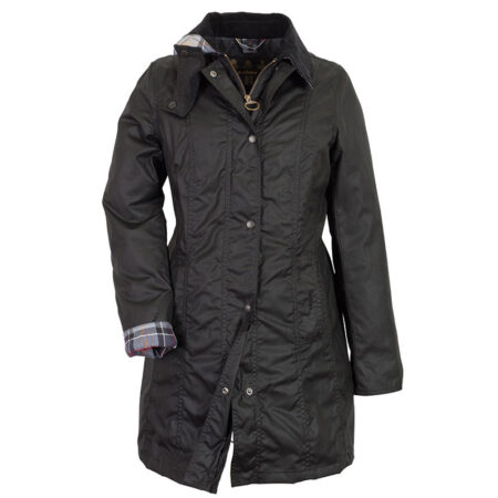 Dames waxjas Belsay Zwart | Barbour