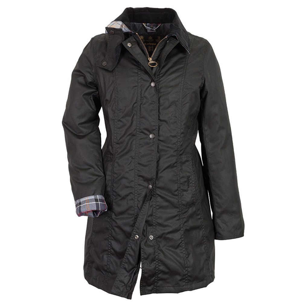 Dames waxjas Belsay Zwart | Barbour