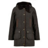 Dames waxjas Bower Olive | Barbour