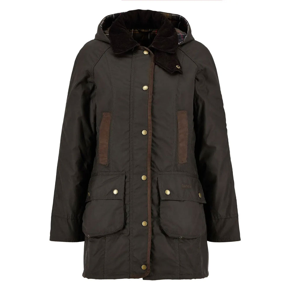 Dames waxjas Bower Olive | Barbour
