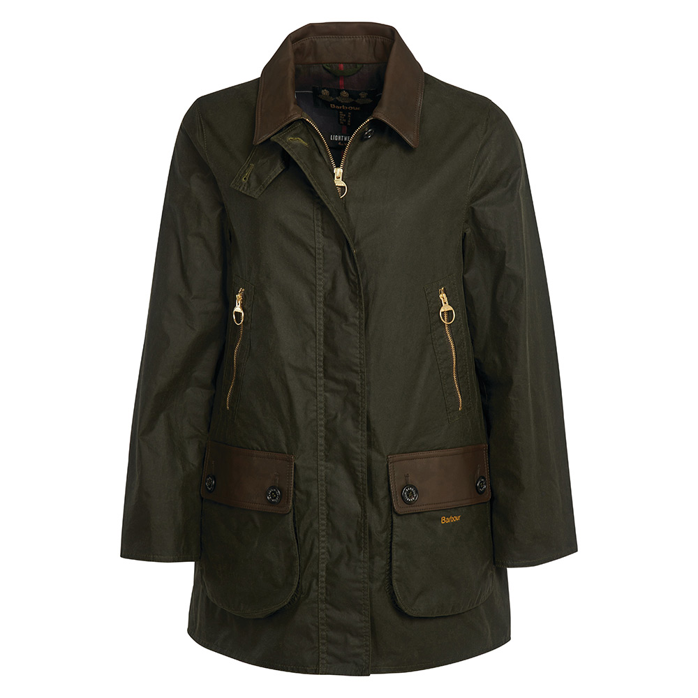 Dames waxjas Buscot Olive Classic | Barbour
