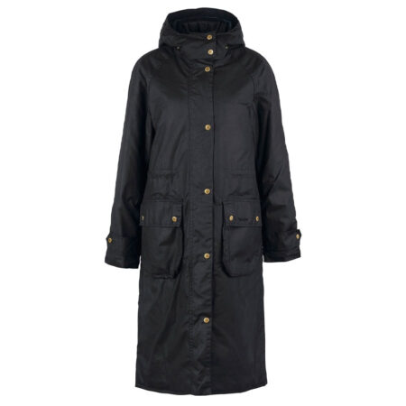 Dames waxjas Cannich Black lang | Barbour