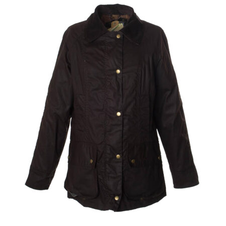 Dames waxjas Flyweight Beadnell Tartan | Barbour