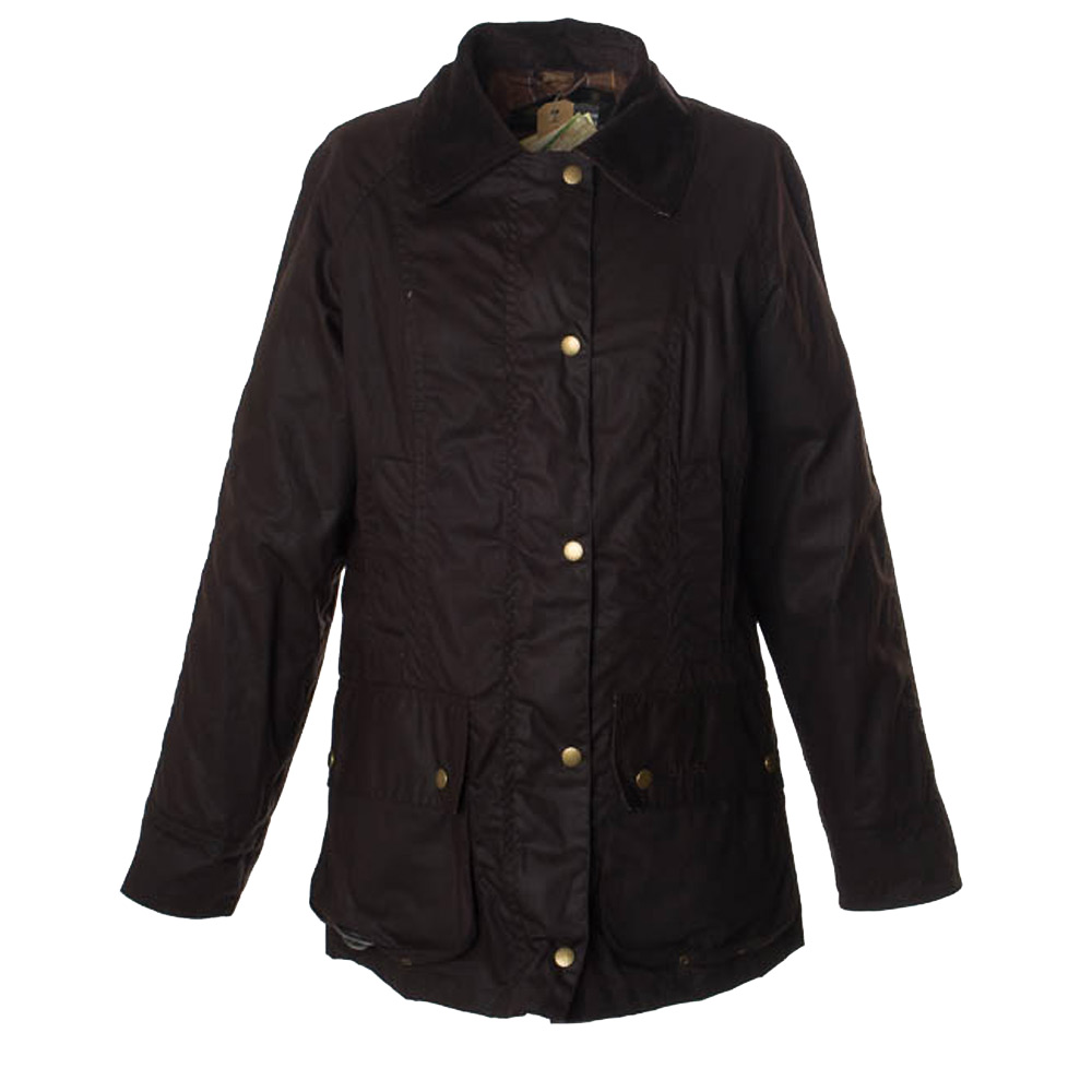 Dames waxjas Flyweight Beadnell Tartan | Barbour