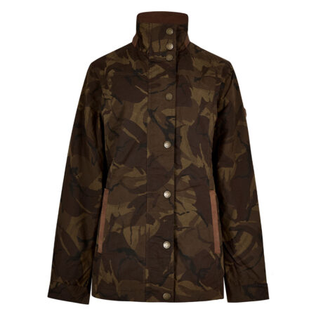 Dames waxjas Mountrath LTD Brown Camo | Dubarry
