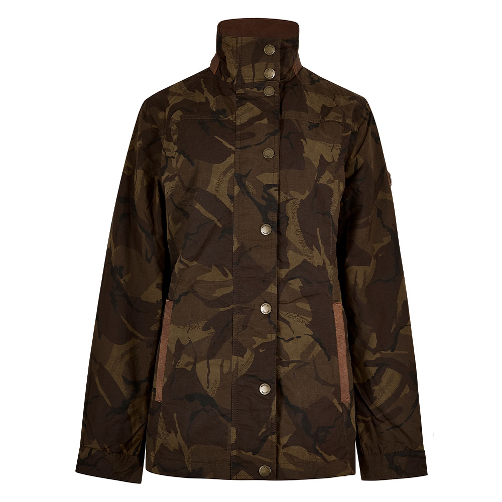 Dames waxjas Mountrath LTD Brown Camo | Dubarry