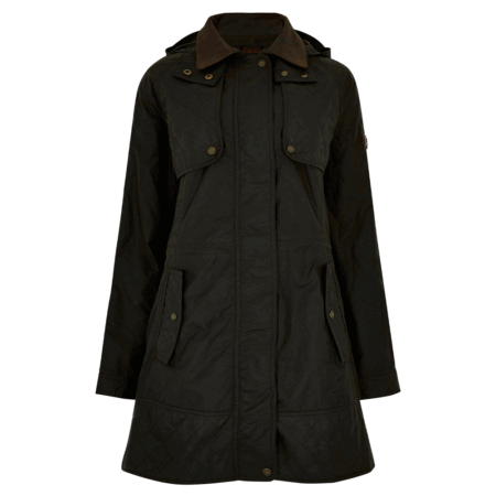 Dames waxjas Radford Verdigris | Dubarry