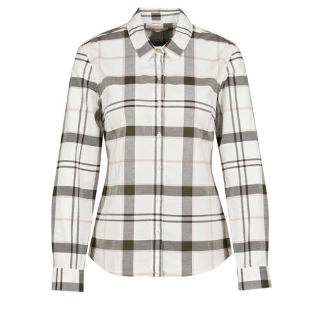 Damesblouse Alena olive Pink | Barbour