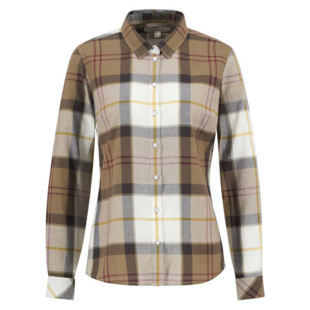 Damesblouse Bredon Light Muted Tartan | Barbour