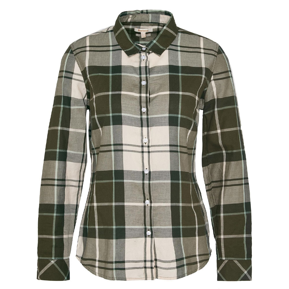 Damesblouse Bredon Shirt Ancient Loden | Barbour