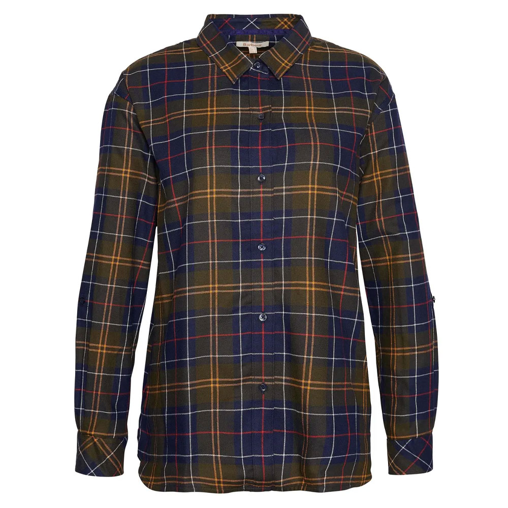 Damesblouse Elishaw Classic Tartan | Barbour