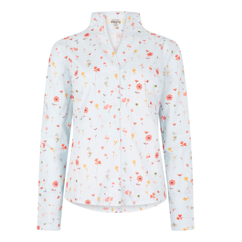 Damesblouse Fuchsia Pale Blue | Dubarry