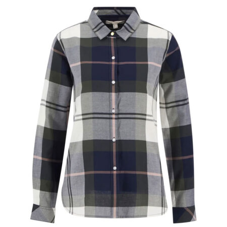 Damesblouse Moorland Navy/ Arabesque | Barbour