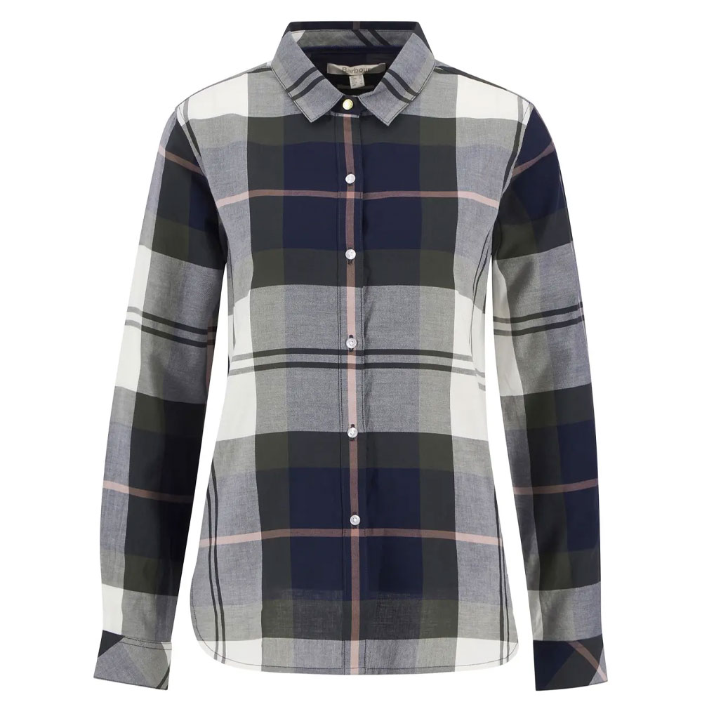 Damesblouse Moorland Navy/ Arabesque | Barbour