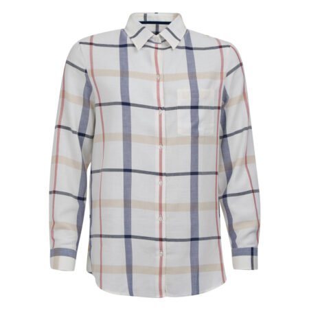 Damesblouse Oxer Check cloud | Barbour