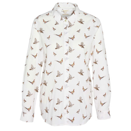 Damesblouse Safari Grouse Print | Barbour