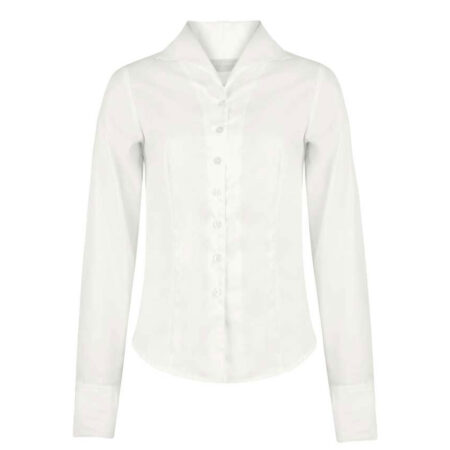 Damesblouse Tulip Herringbone Off-white | Anna Lascata