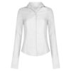 Damesblouse Tulip Herringbone white | Anna Lascata