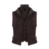 Damesgilet Double Waistcoat brown | Anna Lascata