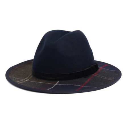 Dameshoed Thornhill Fedora Navy | Barbour