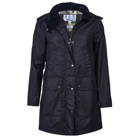 Damesjas Border wax jacket Navy | Barbour