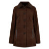 Damesjas Clarke Leather walnut | Dubarry