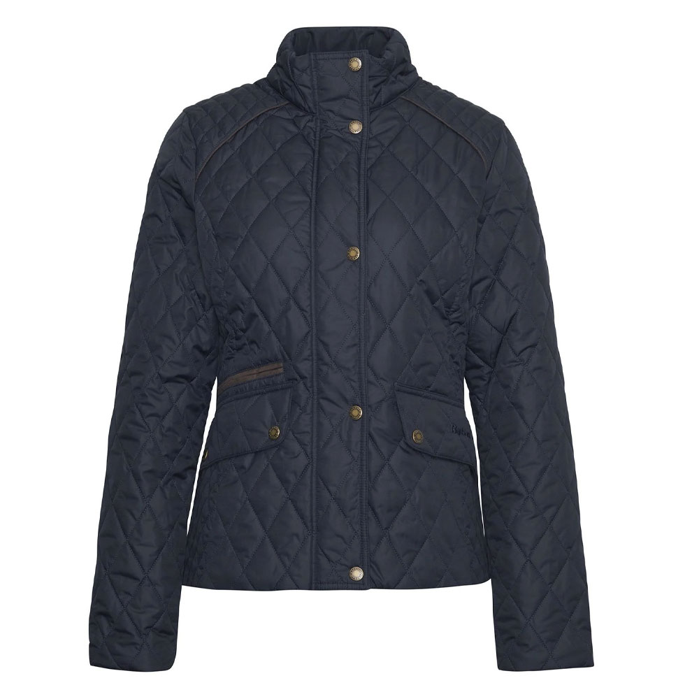 Damesjas Crawford Cavalry Navy/Ancient | Barbour
