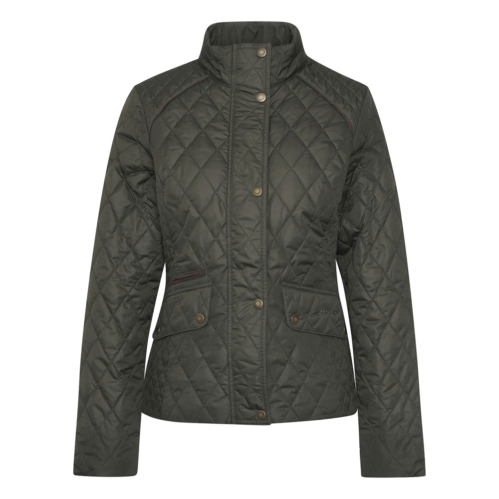 Damesjas Crawford Cavalry Olive/Ancient | Barbour