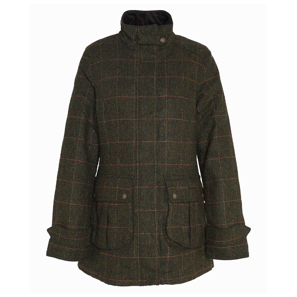 Damesjas Fairfield Wool Spiced Pumpkin | Barbour