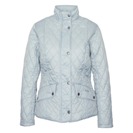 Damesjas Flyweight Cavalry Quilt Blue/Jasmine | Barbour