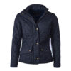 Damesjas Flyweight Cavalry Quilt Navy | Barbour