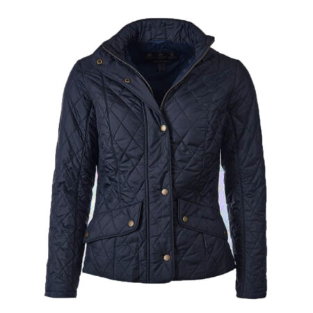 Damesjas Flyweight Cavalry Quilt Navy | Barbour