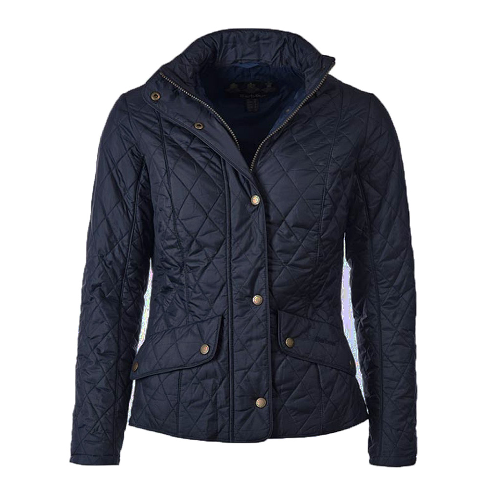 Damesjas Flyweight Cavalry Quilt Navy | Barbour