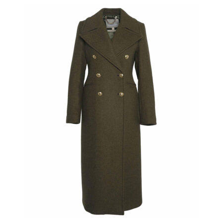 Damesjas Reva Wool Military Olive/ vine | Barbour