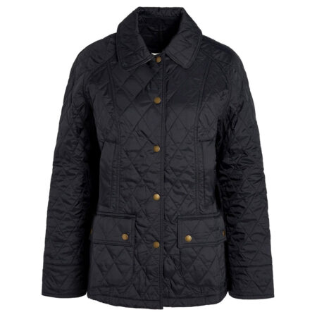 Damesjas Summer Beadnell Quilt Black | Barbour