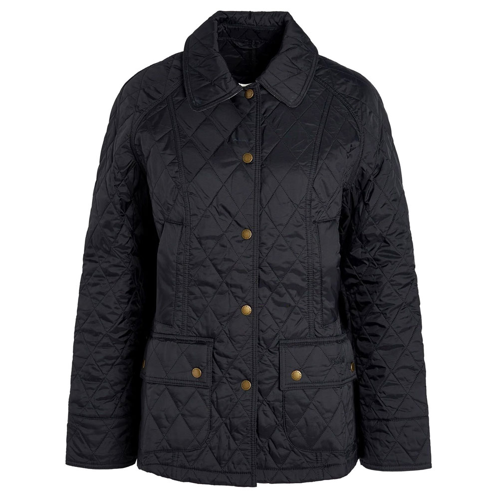 Damesjas Summer Beadnell Quilt Black | Barbour