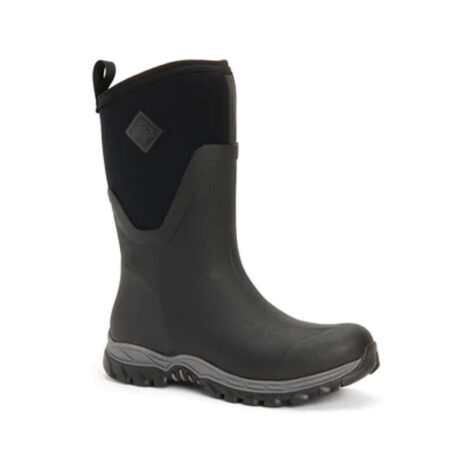 Dameslaars Arctic Sport II Mid Black/Black | Muckboot