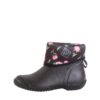 Dameslaars Muckster II Mid Woman black/rose print | Muckboot