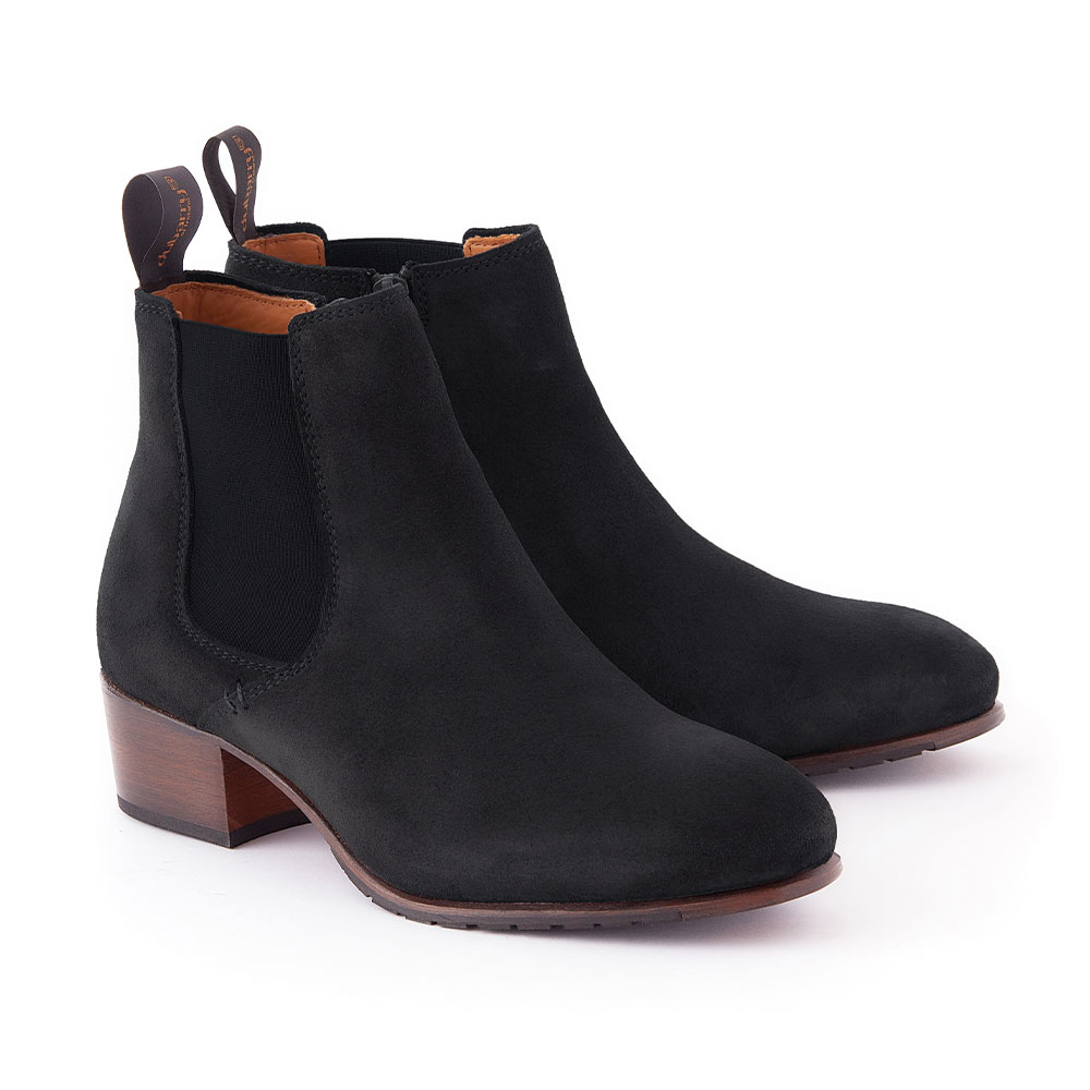 Damesschoen Bray black Suede | Dubarry