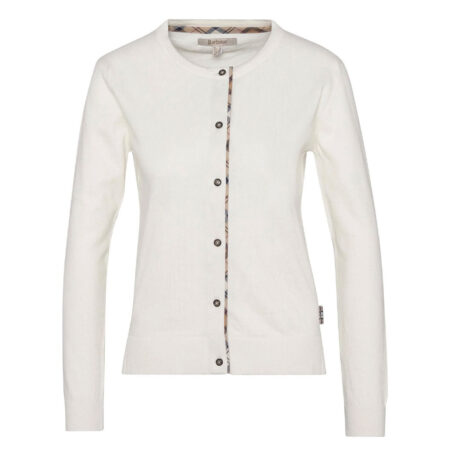 Damestrui Bredon Cardigan Cloud/Hessian | Barbour