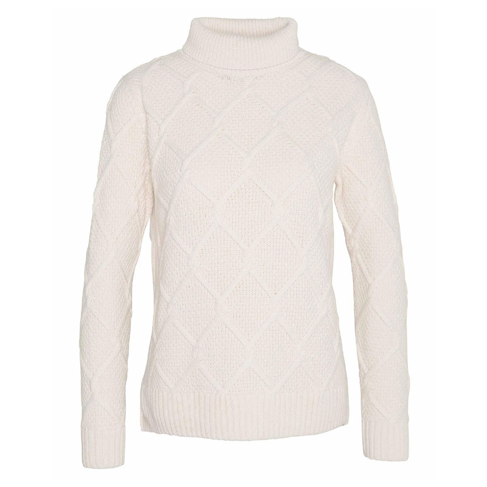 Damestrui Burne roll neck Ecru | Barbour