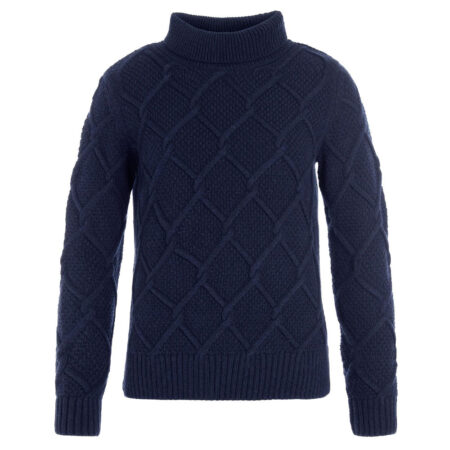 Damestrui Burne roll neck navy | Barbour