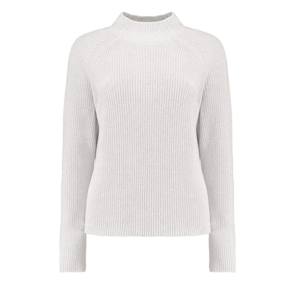 Damestrui Mock Neck Grey | Bloomings